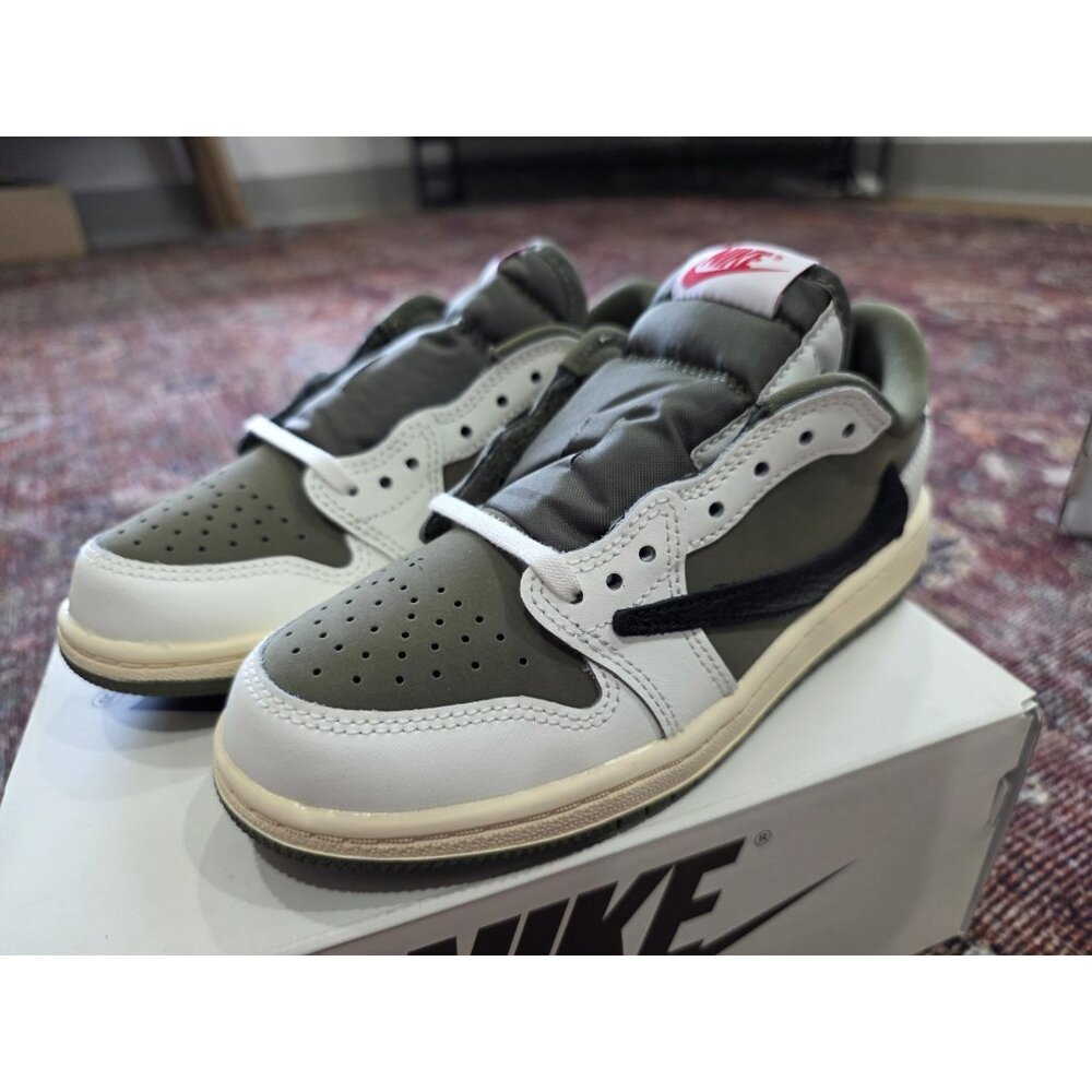 Air Jordan 1 Retro Low OG SP - Travis Scott Medium Olive - Youth Size 2